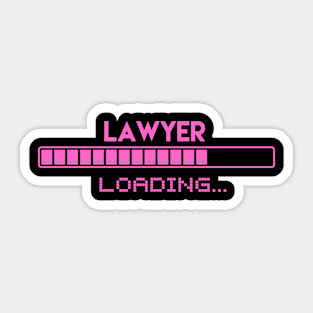 Lawyer Loading Sticker